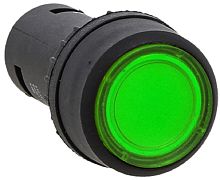 Кнопка без фиксации с подсветкой EKF PROxima SW2C-10D 1НО 22мм 220В IP54 зеленый картинка